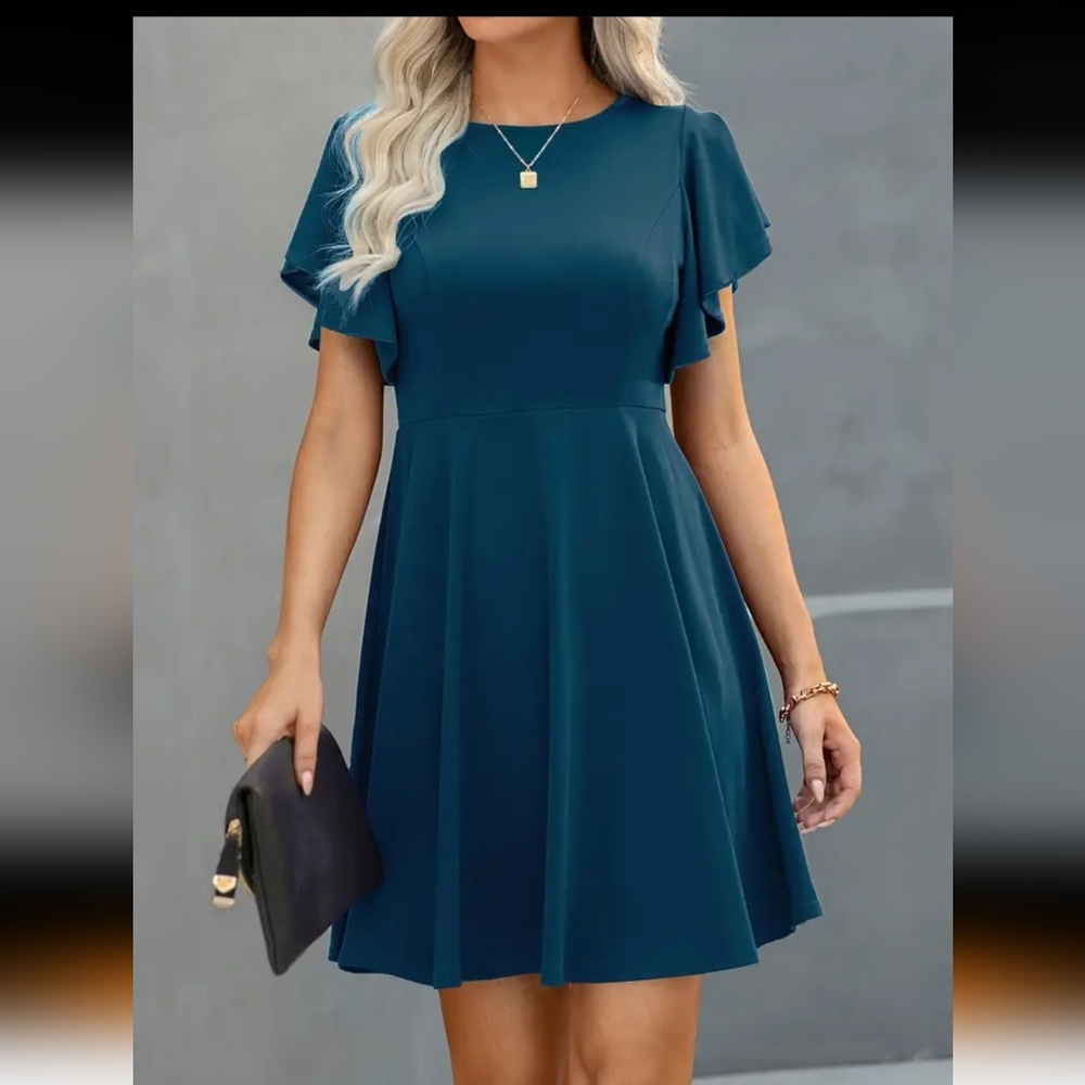 Elegant Teal Dress Never Worn